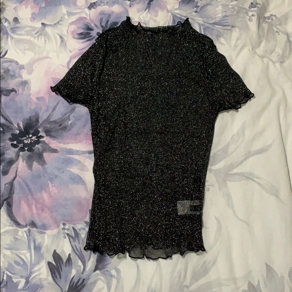 Shein glitter top